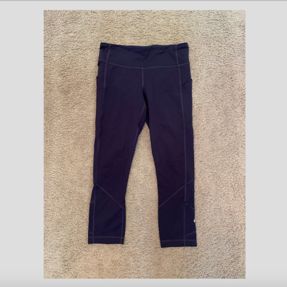 Lululemon 7/8 Cropped Mesh Leggings